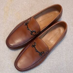 Beckett Simonon Chestnut Brown Leather Bit Loafers